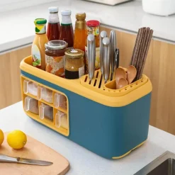 Space Savvy Küche & Esszimmer-Gewürz-Organizer – Multifunktionaler Gewürzhalter für die Küche