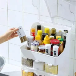 Space Savvy Küche & Esszimmer-Gewürzregal – Multifunktionale Aufbewahrungslösung für die Küche