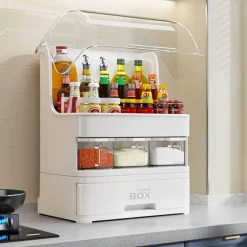 Space Savvy Küche & Esszimmer-Gewürzregal – Multifunktionale Aufbewahrungslösung für die Küche