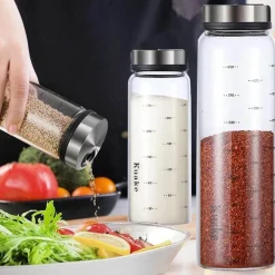 Tom Küche & Esszimmer-Gewürzstreuer aus Glas – Salz- und Pfefferstreuer