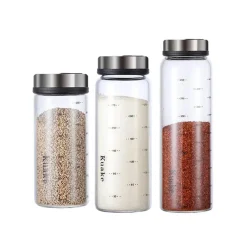 Tom Küche & Esszimmer-Gewürzstreuer aus Glas – Salz- und Pfefferstreuer