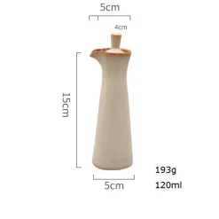 Elegance at the Table Küche & Esszimmer-Gewürztopf aus Keramik – eleganter Spender für Olivenöl, Sojasauce und Essig