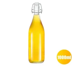 Tom Küche & Esszimmer-Glas-Aufbewahrungsflasche für Wein, Marmelade, Honig und mehr – eleganter, vielseitiger Behälter