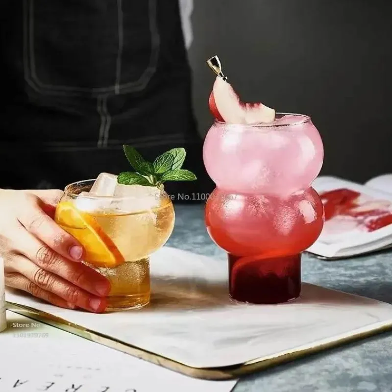 Plates u0026 More Küche & Esszimmer-Glasbecher-Set in Kürbisform – Vielseitiges Trinkgeschirr für Kaffee, Whisky, Wein, Joghurt