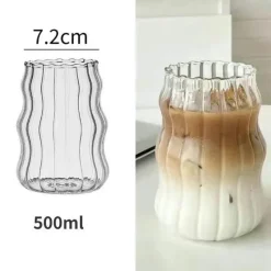 Plates u0026 More Küche & Esszimmer-Glasbecher-Set in Kürbisform – Vielseitiges Trinkgeschirr für Kaffee, Whisky, Wein, Joghurt