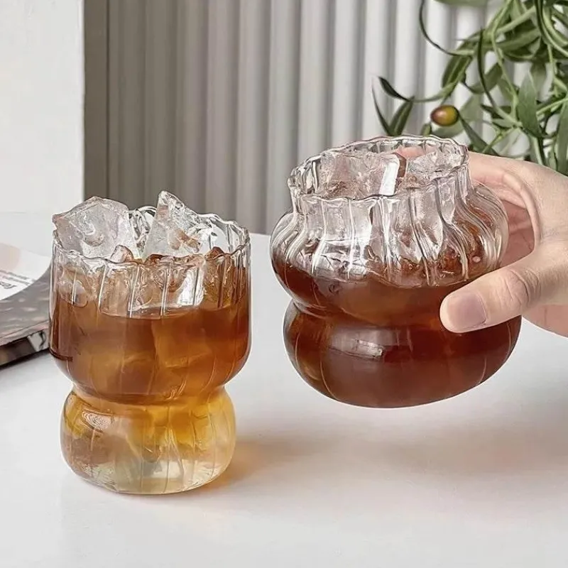 Plates u0026 More Küche & Esszimmer-Glasbecher-Set in Kürbisform – Vielseitiges Trinkgeschirr für Kaffee, Whisky, Wein, Joghurt