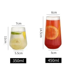 Plates u0026 More Küche & Esszimmer-Glasbecher-Set mit Deckel und Strohhalm – vielseitiges Trinkgeschirr für Tee, Kaffee, Saft und Milch