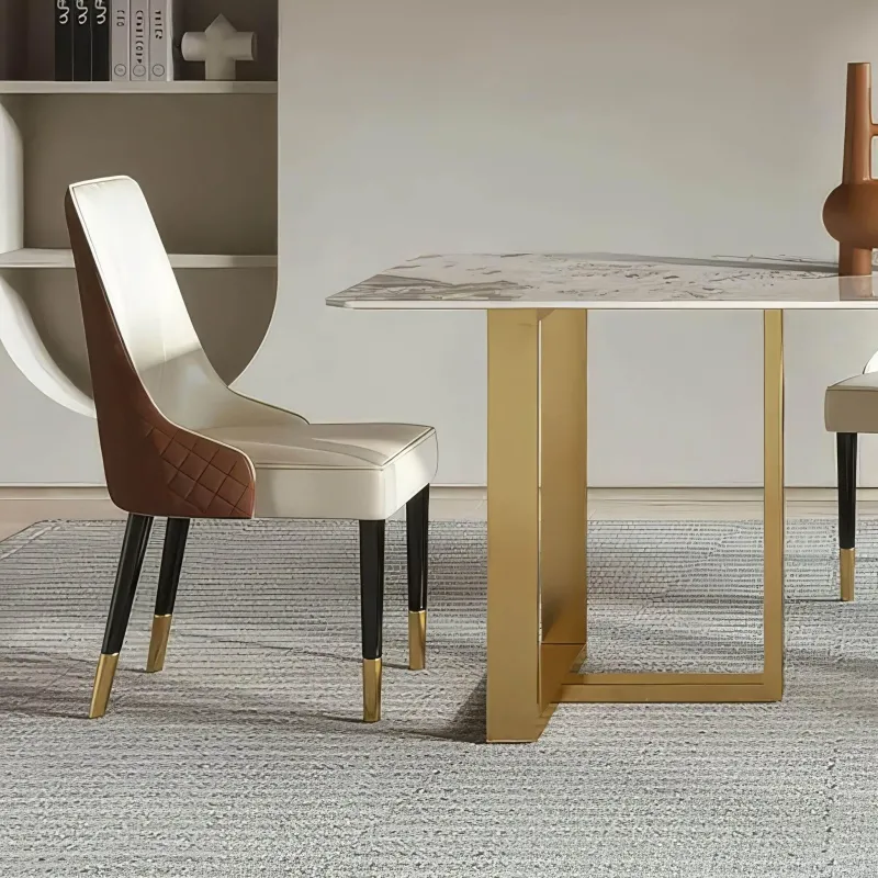 The Lounge Loft Möbel-Gold Grandeur Esstisch – Elegantes Design