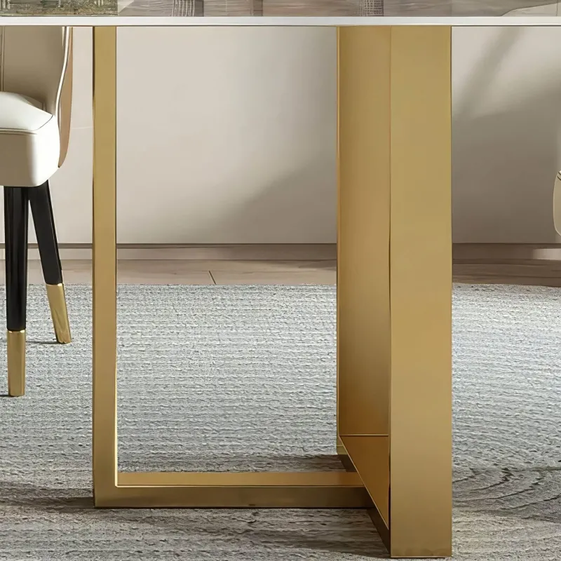 The Lounge Loft Möbel-Gold Grandeur Esstisch – Elegantes Design