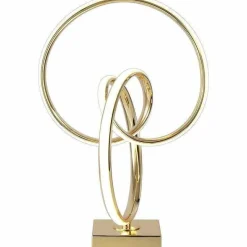 Comfort u0026 Style Beleuchtung-Golden LED Spiral Lamp - Modern Accent Lighting