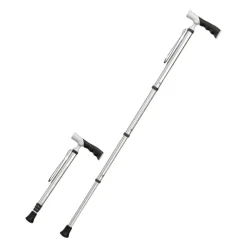 Decor Mobilitäts- Und Support-Tools|Outdoor-Artikel-Goldener leichter Wanderstock für Senioren und Wandern im Freien