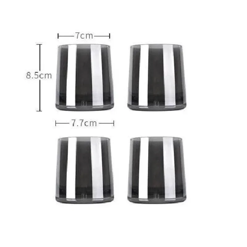 Plates u0026 More Küche & Esszimmer-Grauer Glaskrug - Saft- und Teekrug mit großem Fassungsvermögen