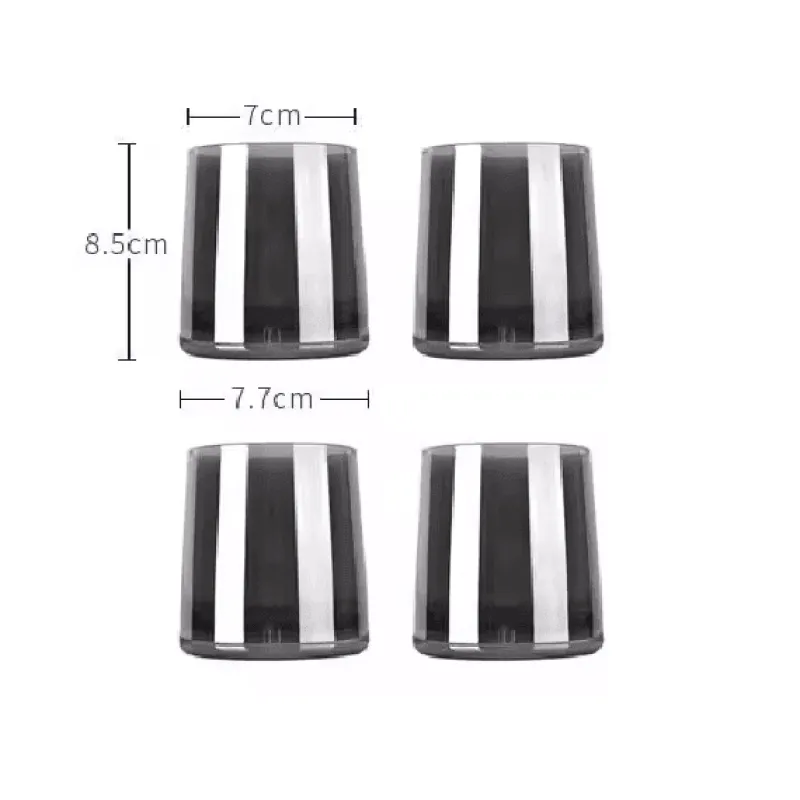 Plates u0026 More Küche & Esszimmer-Grauer Glaskrug - Wasser- und Saftkrug mit großem Fassungsvermögen