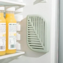 The Decor Haven Küche & Esszimmer-Green Leaf Lufterfrischer - Kühlschrank-Erfrischerbox