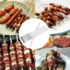 Tom Küche & Esszimmer-Grillspieße-Set aus Edelstahl – Grillwerkzeuge für den Außenbereich