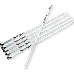 Tom Küche & Esszimmer-Grillspieße-Set aus Edelstahl – Grillwerkzeuge für den Außenbereich