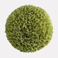 Pillow Haven Bettzeug-Grünes Blumensofakissen Kissenbezug - Home Decor Quadratisches Kissen