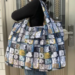 Decor Taschen & Geldbörsen-Große, faltbare, dicke, wiederverwendbare Einkaufstasche