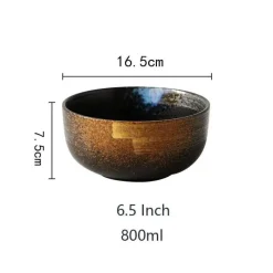 Elegance at the Table Küche & Esszimmer-Große Ramen-Schüssel aus Keramik – vielseitige Suppenschüssel für Nudeln und Salat