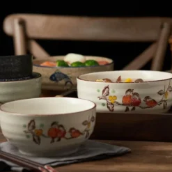 Elegance at the Table Küche & Esszimmer-Große Ramen-Schüssel aus Keramik – 67 Zoll große Nudelsuppenschüssel für Küche und Hotel