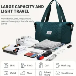 BagAura Taschen & Geldbörsen-Große Tragetasche, leichte Reise-, Schwangerschafts- und Sporttasche