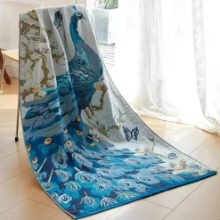 The Blanket Nook Bettzeug-Großes Badetuch aus Baumwollgaze – weich, saugfähig, 90 x 180 cm für ultimativen Komfort