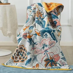 The Blanket Nook Bettzeug-Großes Badetuch aus Baumwollgaze – weich, saugfähig, 90 x 180 cm für ultimativen Komfort