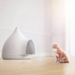 Decor Haustierzubehör|Haustierbetten-Großes Katzenhaus – Katzenunterstand im Wassertropfen-Design