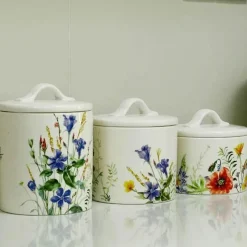 Feast u0026 Flair Küche & Esszimmer-Großes, mit Silikon versiegeltes Vorratsglas für Blumen – vielseitige Dose für Nüsse, Tee, Zucker, Gewürze