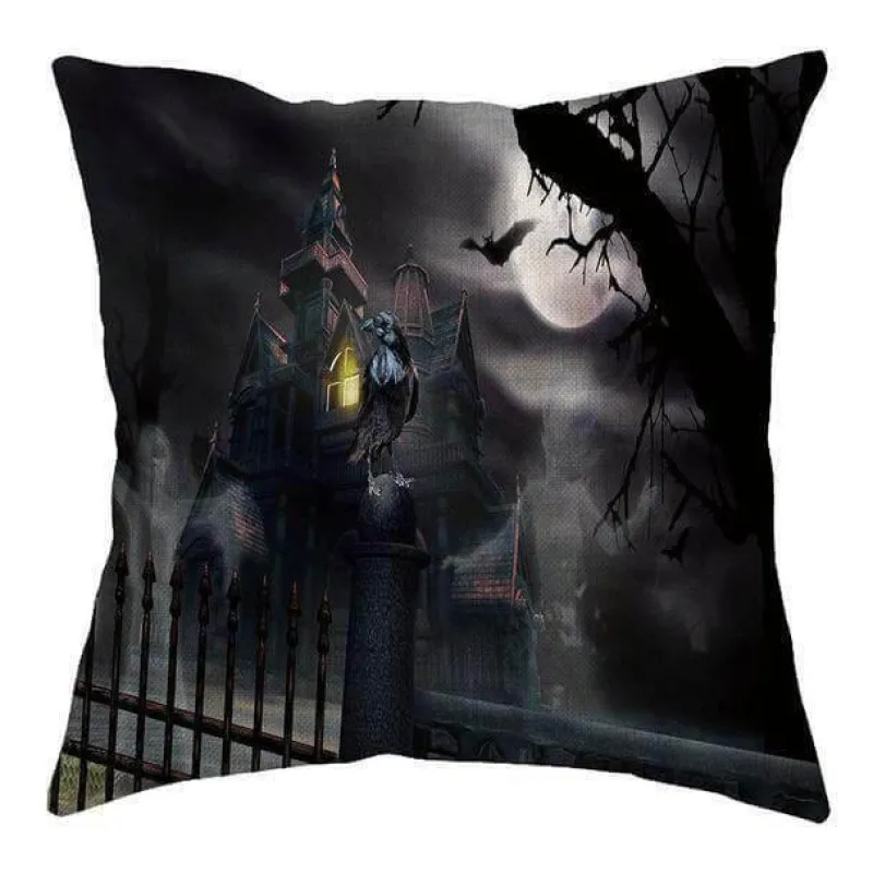 Cozy Haven Bettzeug-Gruselige Halloween-Kissenbezüge – Dekorative, gruselige Heimdekoration