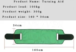 The Relaxation Nook Mobilitäts- Und Support-Tools|Gesundheits-Gadgets-Gurtpolster für das Wenden des Bettes für ältere Menschen – Polster zur Verschiebungsunterstützung für Pflegekräfte