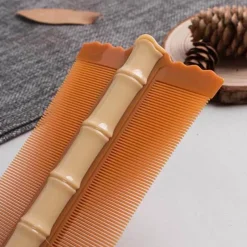 PureGlow Männerpflege|Frauenpflege-Haarkamm aus Sandelholz – natürlicher antistatischer Kamm mit schmalen, feinen Zähnen