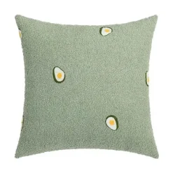 Pillow Haven Bettzeug|Wohndeko-Hahnentritt-Kissenbezug - Schwarz-weißer Kissenbezug mit Schleife, 30 x 50 cm
