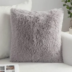 Pillow Haven Bettzeug|Wohndeko-Hahnentritt-Kissenbezug - Schwarz-weißer Kissenbezug mit Schleife, 30 x 50 cm