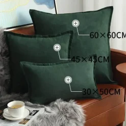 Pillow Haven Bettzeug|Wohndeko-Hahnentritt-Kissenbezug - Schwarz-weißer Kissenbezug mit Schleife, 30 x 50 cm