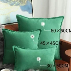 Pillow Haven Bettzeug|Wohndeko-Hahnentritt-Kissenbezug - Schwarz-weißer Kissenbezug mit Schleife, 30 x 50 cm