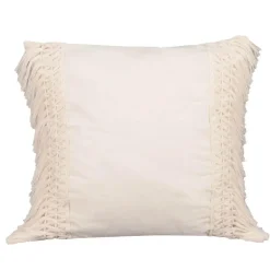 Pillow Haven Bettzeug|Wohndeko-Hahnentritt-Kissenbezug - Schwarz-weißer Kissenbezug mit Schleife, 30 x 50 cm