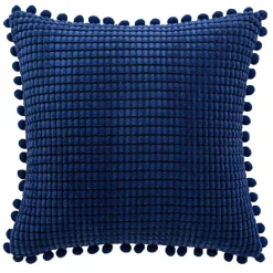 Pillow Haven Bettzeug|Wohndeko-Hahnentritt-Kissenbezug - Schwarz-weißer Kissenbezug mit Schleife, 30 x 50 cm