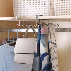 The Decor Haven Küche & Esszimmer-Hakenleiste unter dem Schrank – Küchen-Organizer-Aufhänger