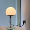 Bright Accents Beleuchtung-Halbkugelförmige Tischlampe aus Glas – stilvolle, moderne Akzentbeleuchtung für die Inneneinrichtung