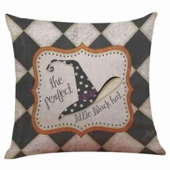 Cozy Haven Bettzeug-Halloween Kürbis Kissenbezüge - Bequemes Baumwolldekor