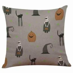 Cozy Haven Bettzeug-Halloween Kürbis Kissenbezüge - Bequemes Baumwolldekor