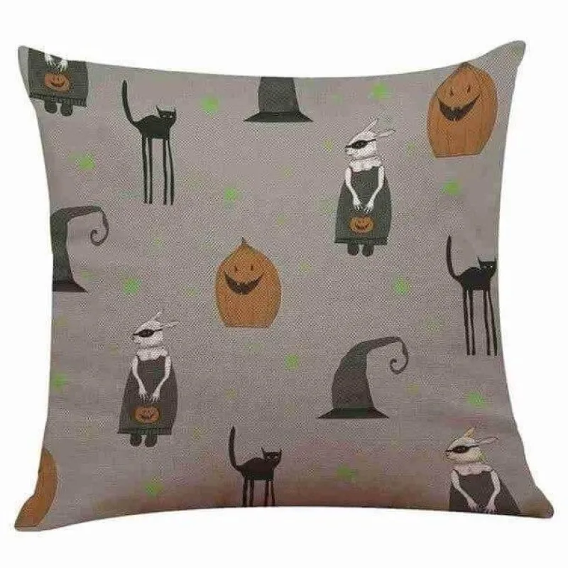 Cozy Haven Bettzeug-Halloween Kürbis Kissenbezüge - Bequemes Baumwolldekor