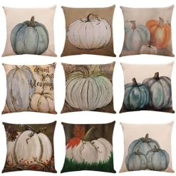 Cozy Haven Bettzeug-Halloween Kürbisse Kissenbezüge - Herbst Kissen