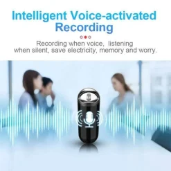 Trail Tech Outdoor-Gadgets|Outdoor-Artikel-Halskette mit sprachaktiviertem Audiorecorder – stilvolles Smart-Gerät für freihändige Aufnahmen