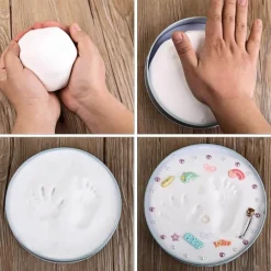 Kinder Little Nest Kinderwagen & Zubehör-Hand- und Fußabdruck-Set für Babys