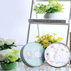 Kinder Little Nest Kinderwagen & Zubehör-Hand- und Fußabdruck-Set für Babys