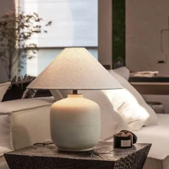 Glow u0026 Shade Beleuchtung-Handcrafted Ceramic Lamp - Unique Pottery Lighting Fixture