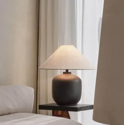 Glow u0026 Shade Beleuchtung-Handcrafted Ceramic Lamp - Unique Pottery Lighting Fixture