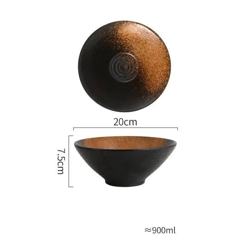 Elegance at the Table Küche & Esszimmer-Handelsübliche Ramenschalen aus Keramik – langlebiges Geschirrset